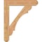 Ekena Millwork Olympic Craftsman Smooth Bracket w/ Offset Brace, Western Red Cedar, 7 1/2"W x 36"D x 44"H BKT0806X36X44OLY04SWR - alternate 2